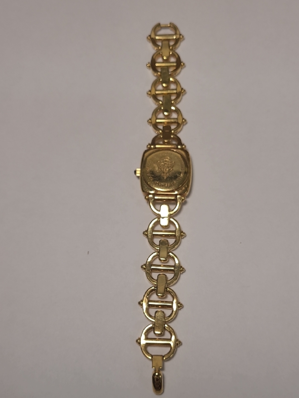 Authentic Gucci Gold Bracelet Watch with Black Dial - Picture 4 of 9
